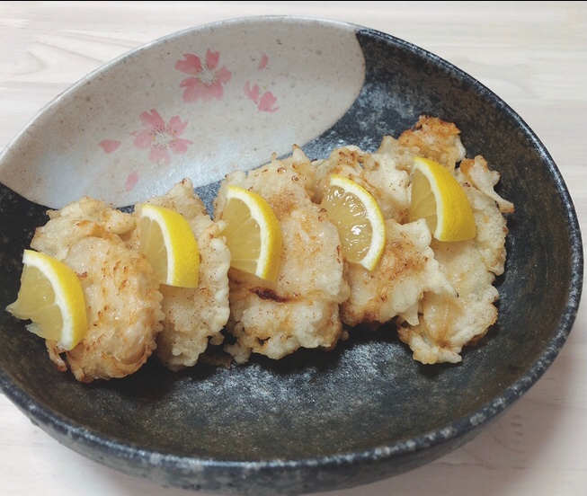 天ぷら粉不要！鶏むね肉の簡単とり天！