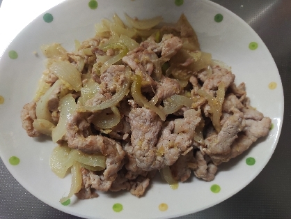 簡単！　豚の生姜焼き