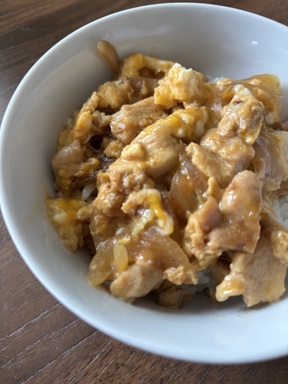 フライパン一つで♪ふわトロ親子丼