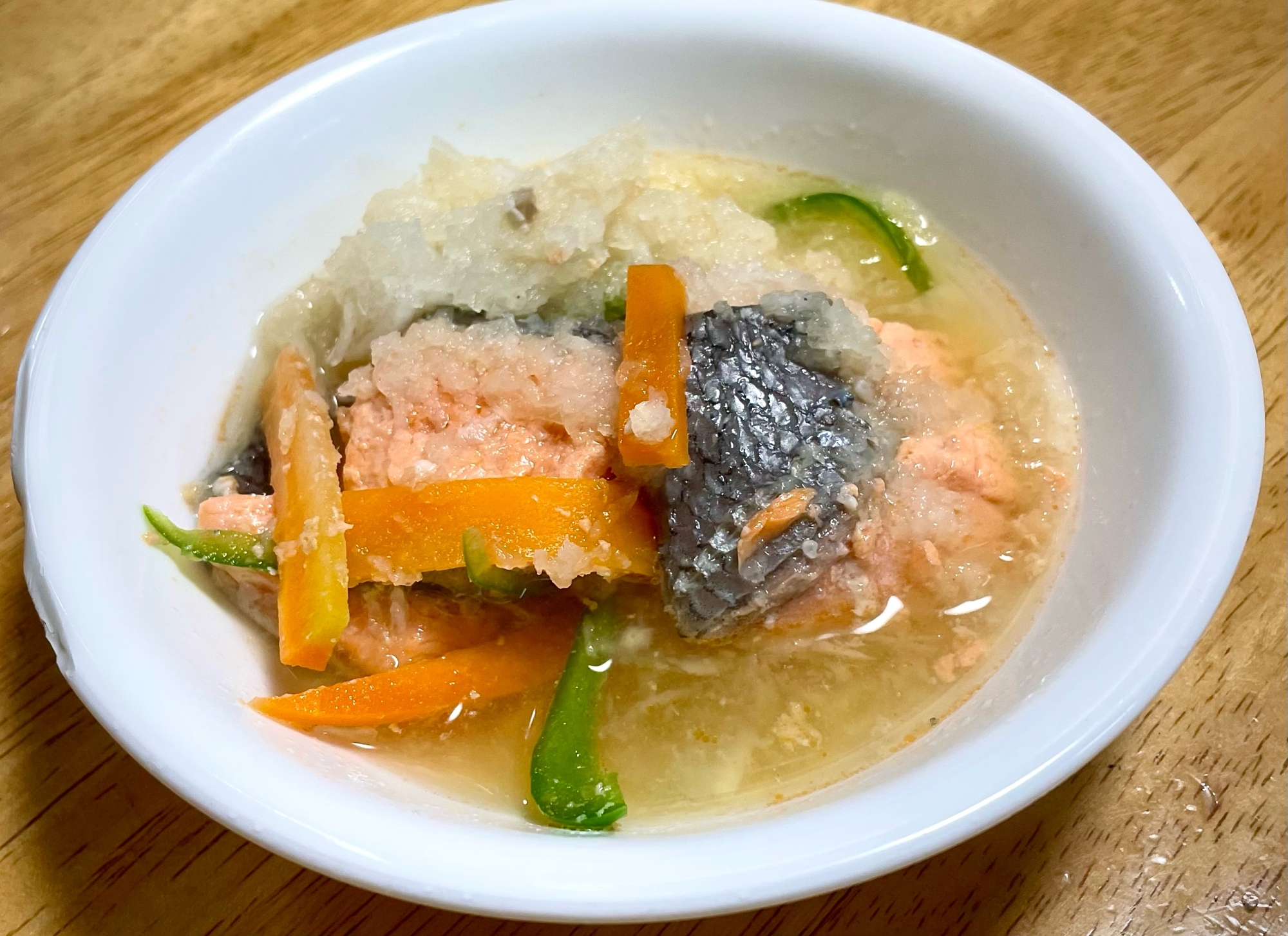 鮭の塩麹みぞれ煮