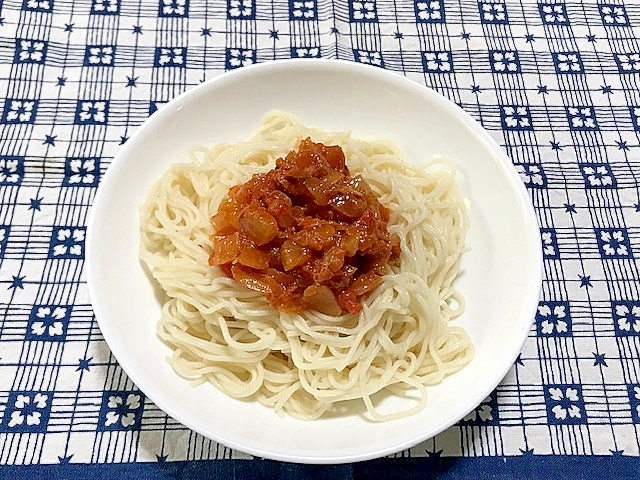 ツナトマトそうめん