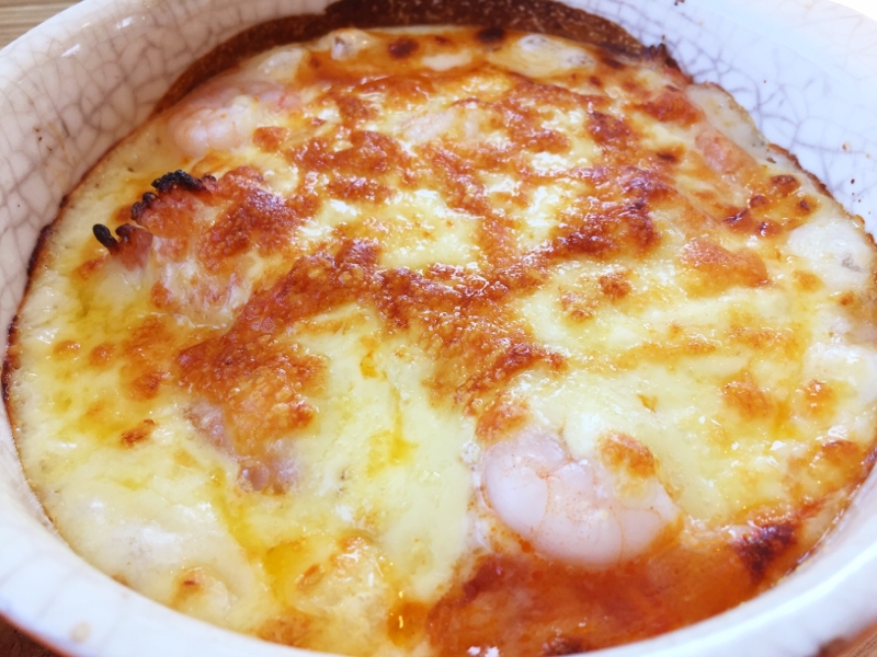 ケチャップ風味のエビチーズドリア レシピ 作り方 By たかまさ 楽天レシピ