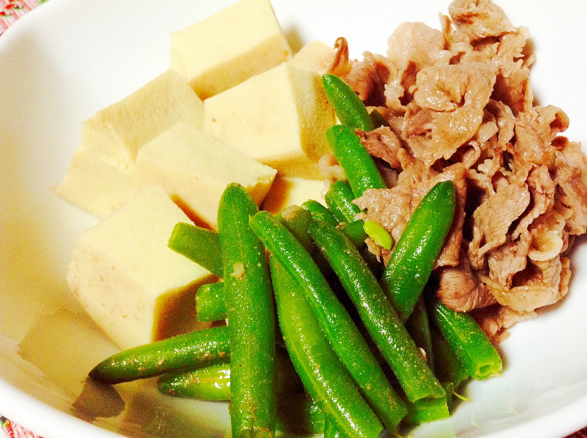 牛肉と高野豆腐の煮物