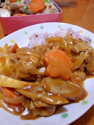 おせち料理(煮しめ)リメイク☆和風カレー♪