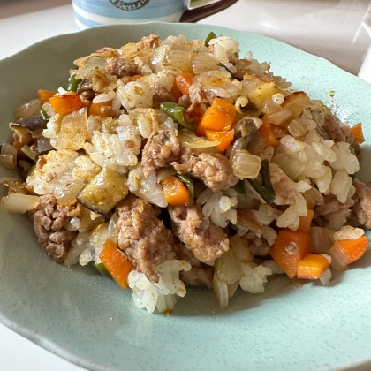 ☆朝ごはん カレーピラフ☆