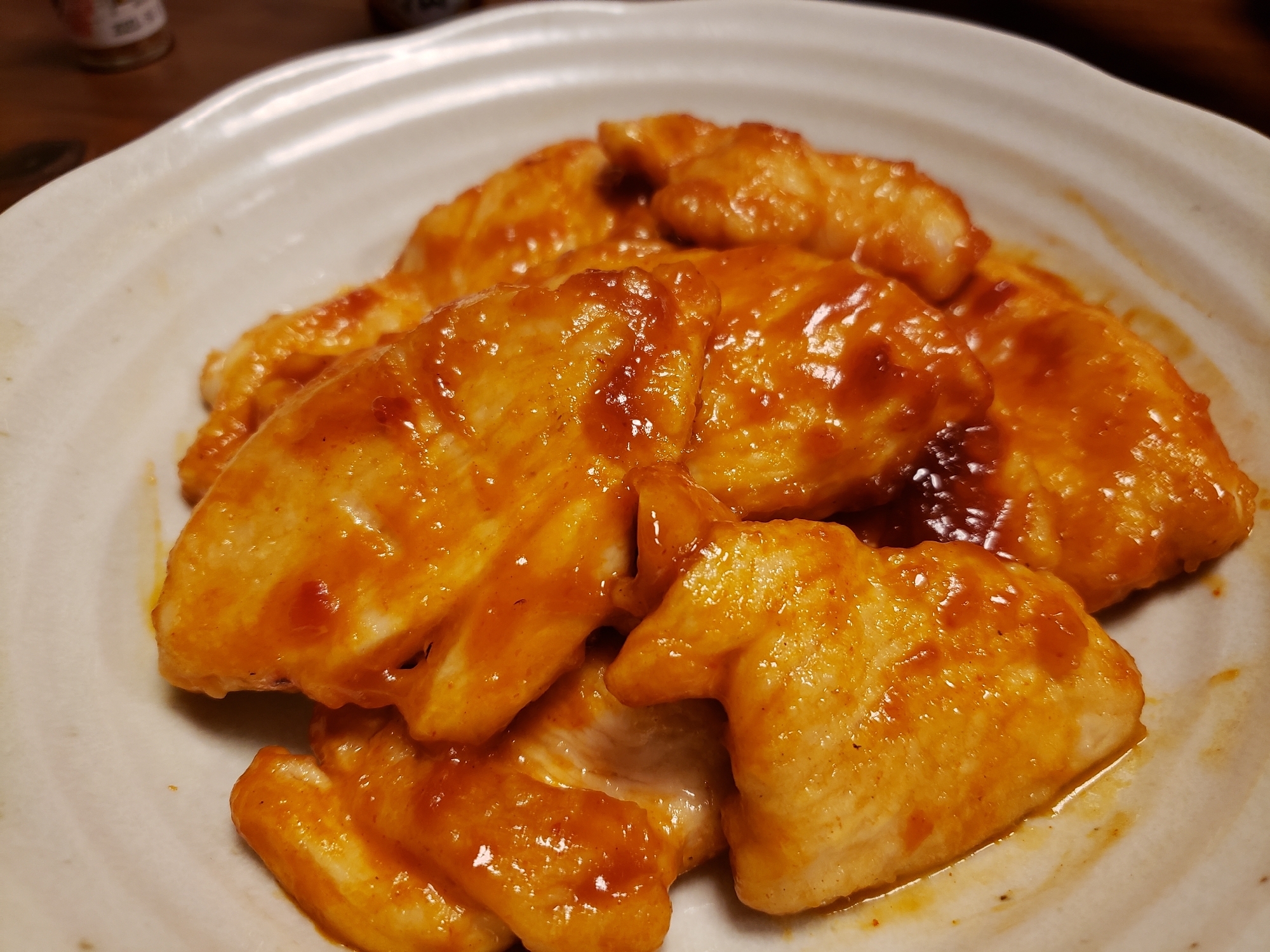 鶏胸肉のピリ辛ソテー