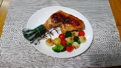 チキンレッグと野菜のオーブン焼き＊クリスマス