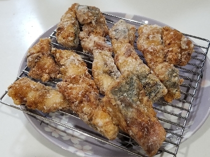 初めて魚の竜田揚げに挑戦！食べた2歳の娘の第一声「まま、これ美味しい」でした！簡単な上にこの反応！嬉しすぎます♪また作ります(*>∀<*)