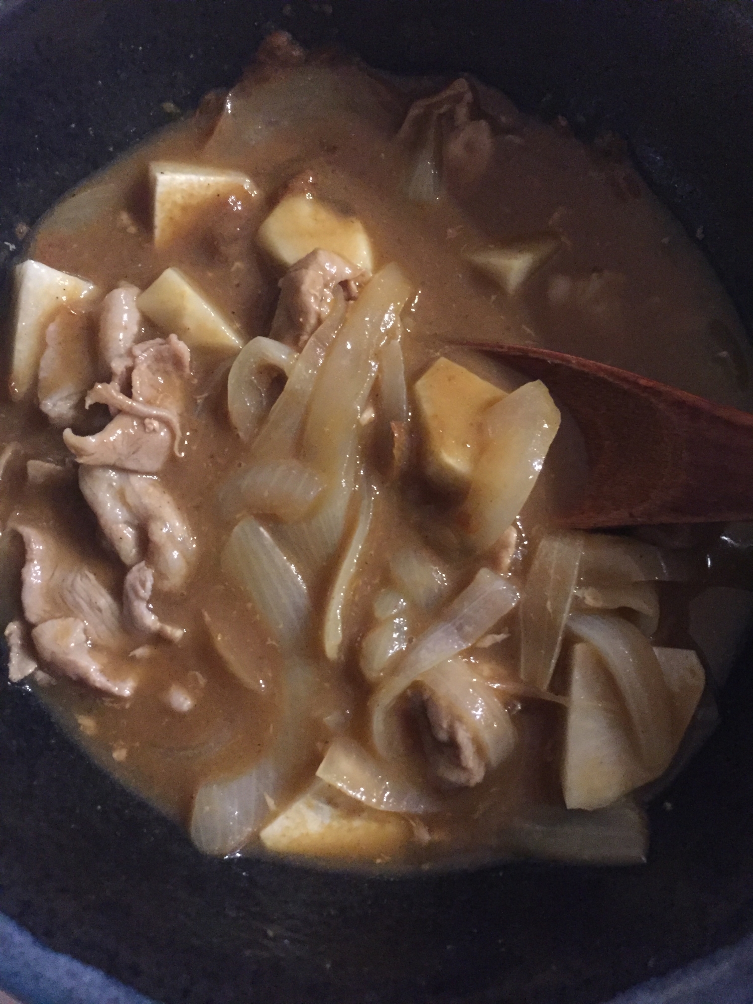 豚肉と里芋のとろみカレー！