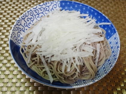 こんにちは♪大根でヘルシーなお蕎麦美味しくいただきました♪レシピありがとうございました。ごちそうさまでした(๑^᎑^๑)