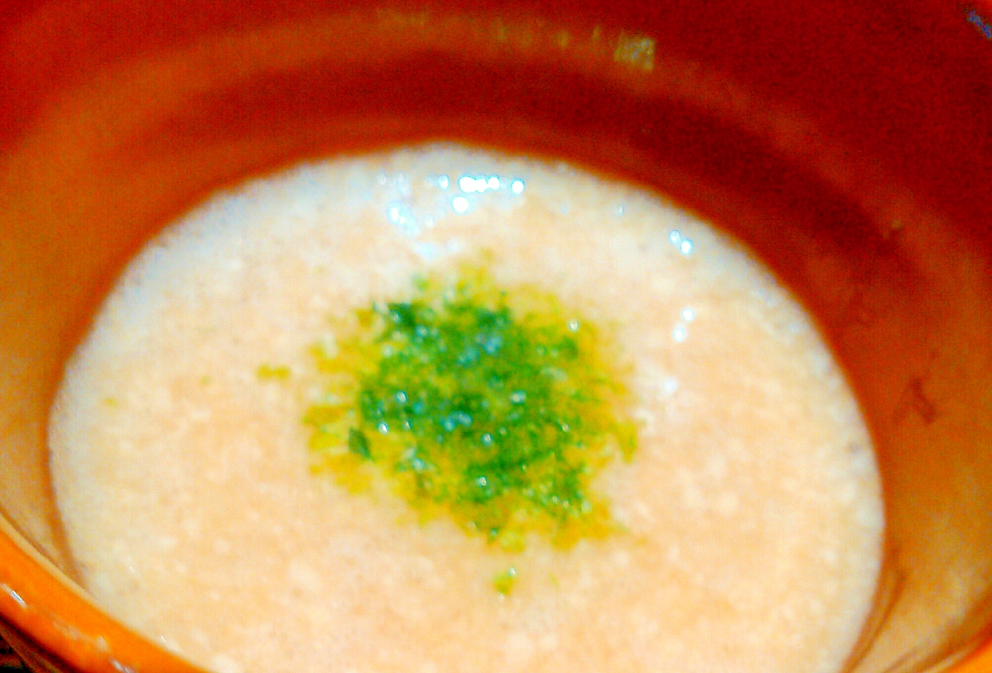 玄米スープ青のり風味