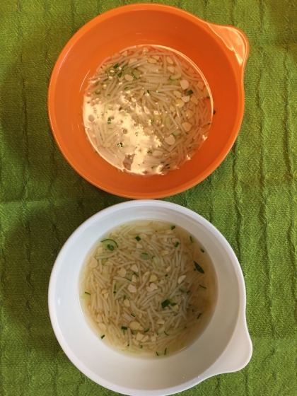 離乳食　中期～　納豆そうめん