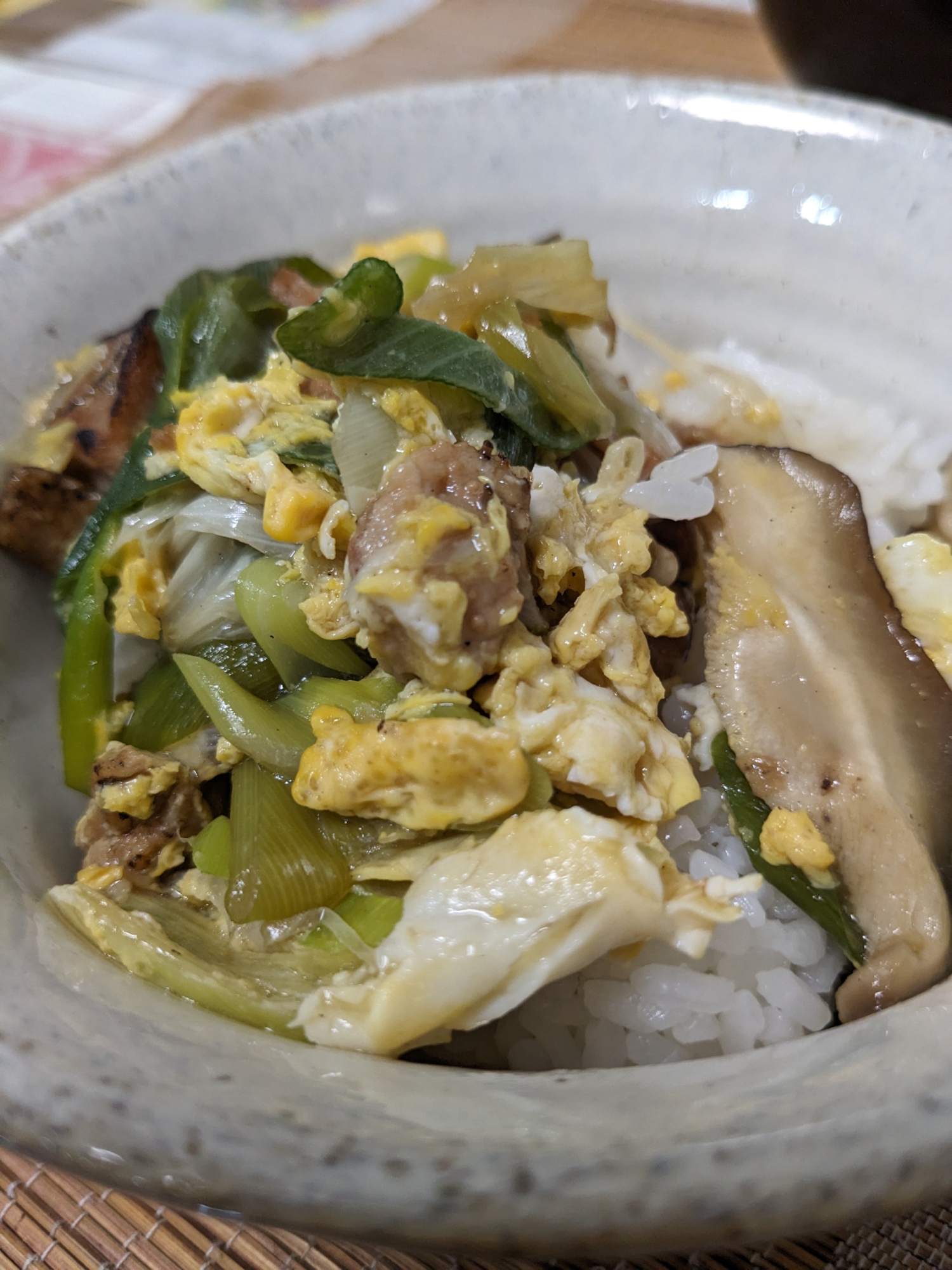 焼き鳥缶で親子丼☆