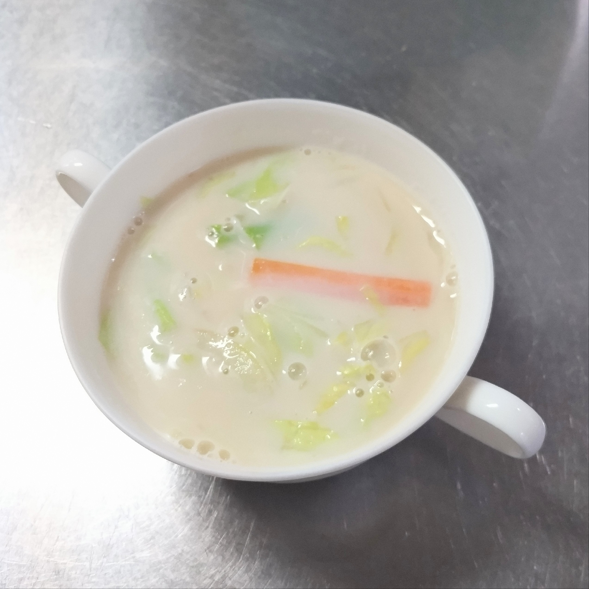 豆乳味噌スープ