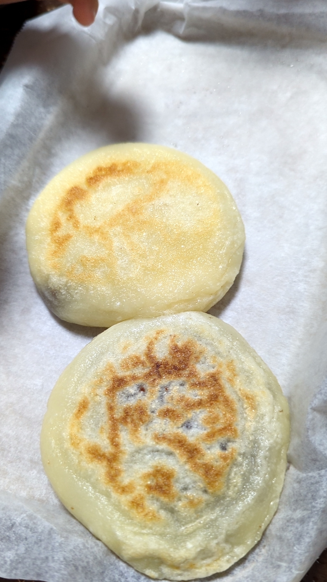 アツアツ！白玉粉で作るこしあんお焼き