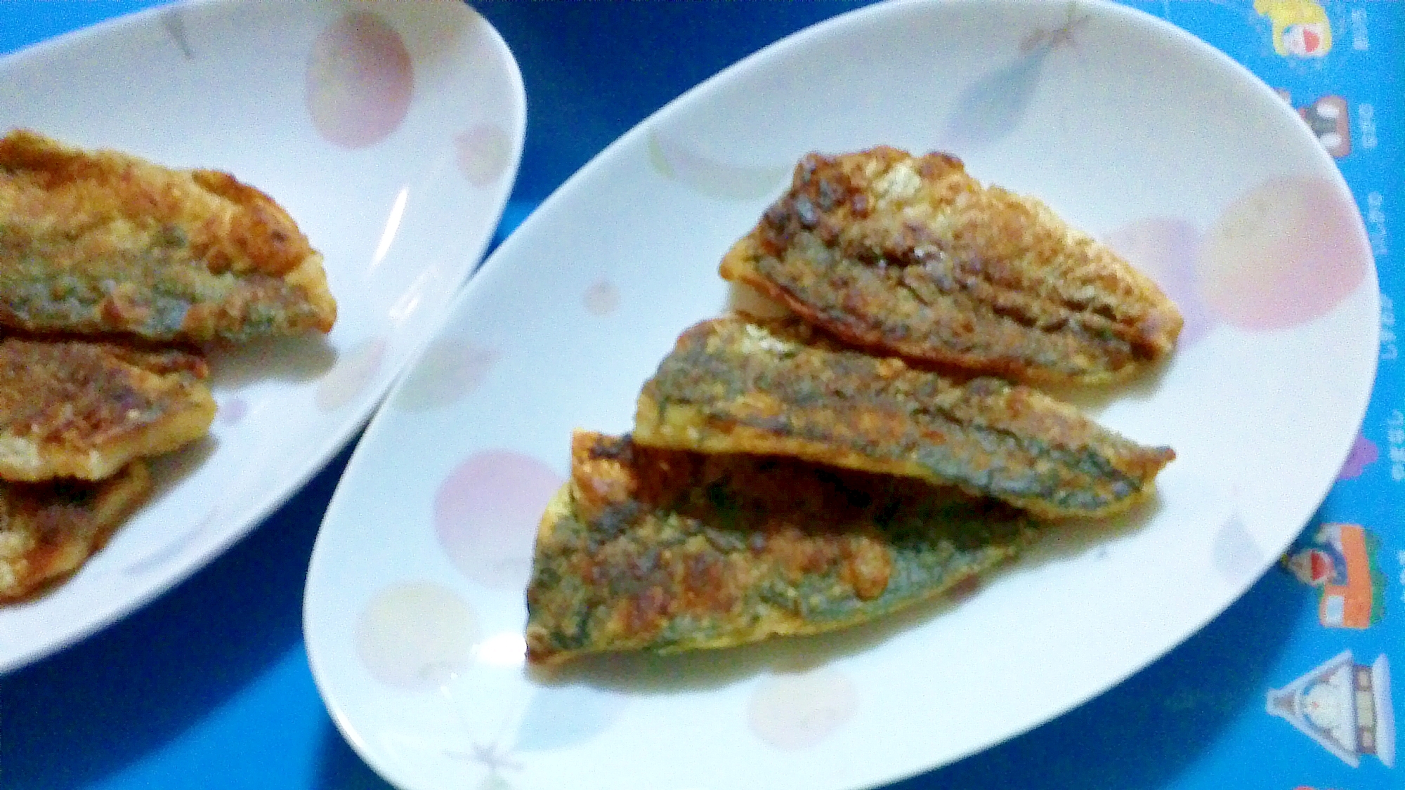 アジの青のりカレー焼き レシピ 作り方 By Pinkishsky 楽天レシピ