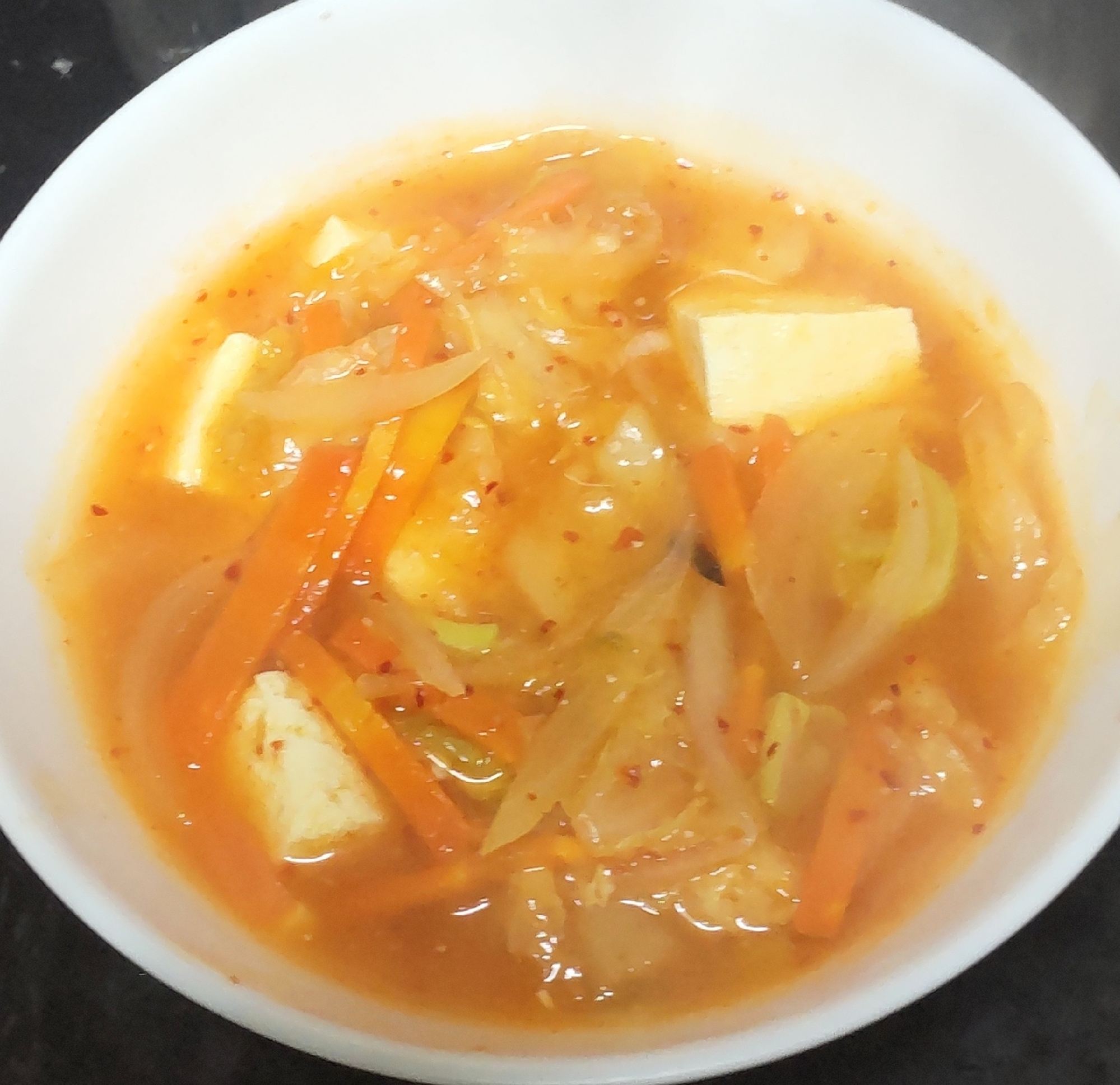 豆腐・キムチのスープ