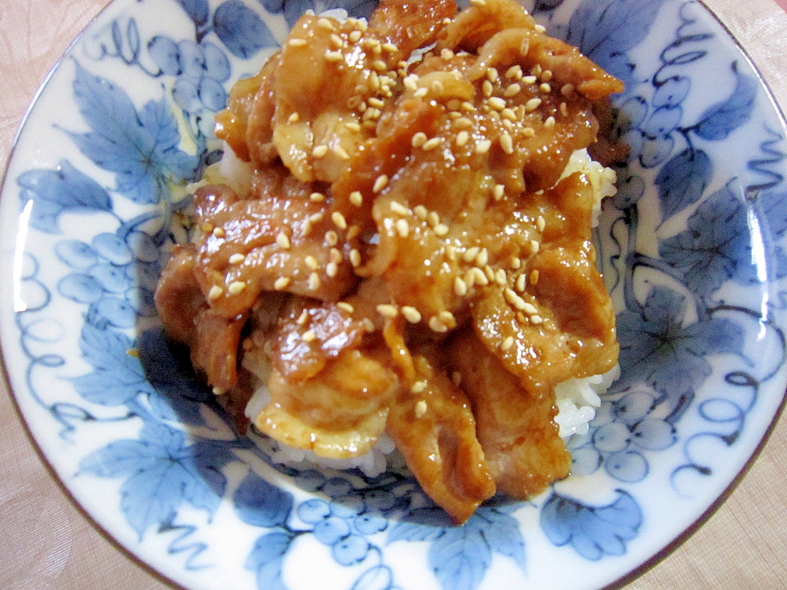 簡単甘辛豚丼