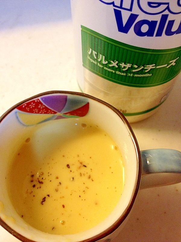 粉チーズ＆豆乳の濃厚ペッパーコーンスープ☆