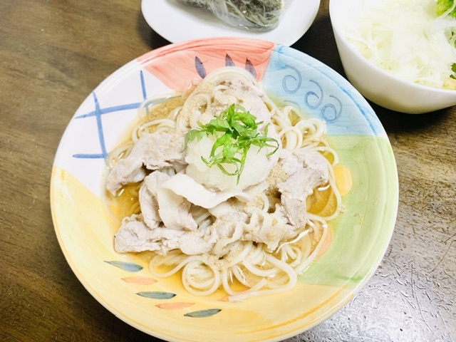 うどんレシピ　豚しゃぶうどん