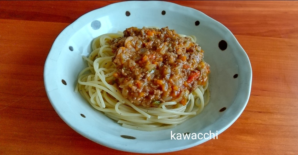 簡単♡トマト缶なしでミートソース