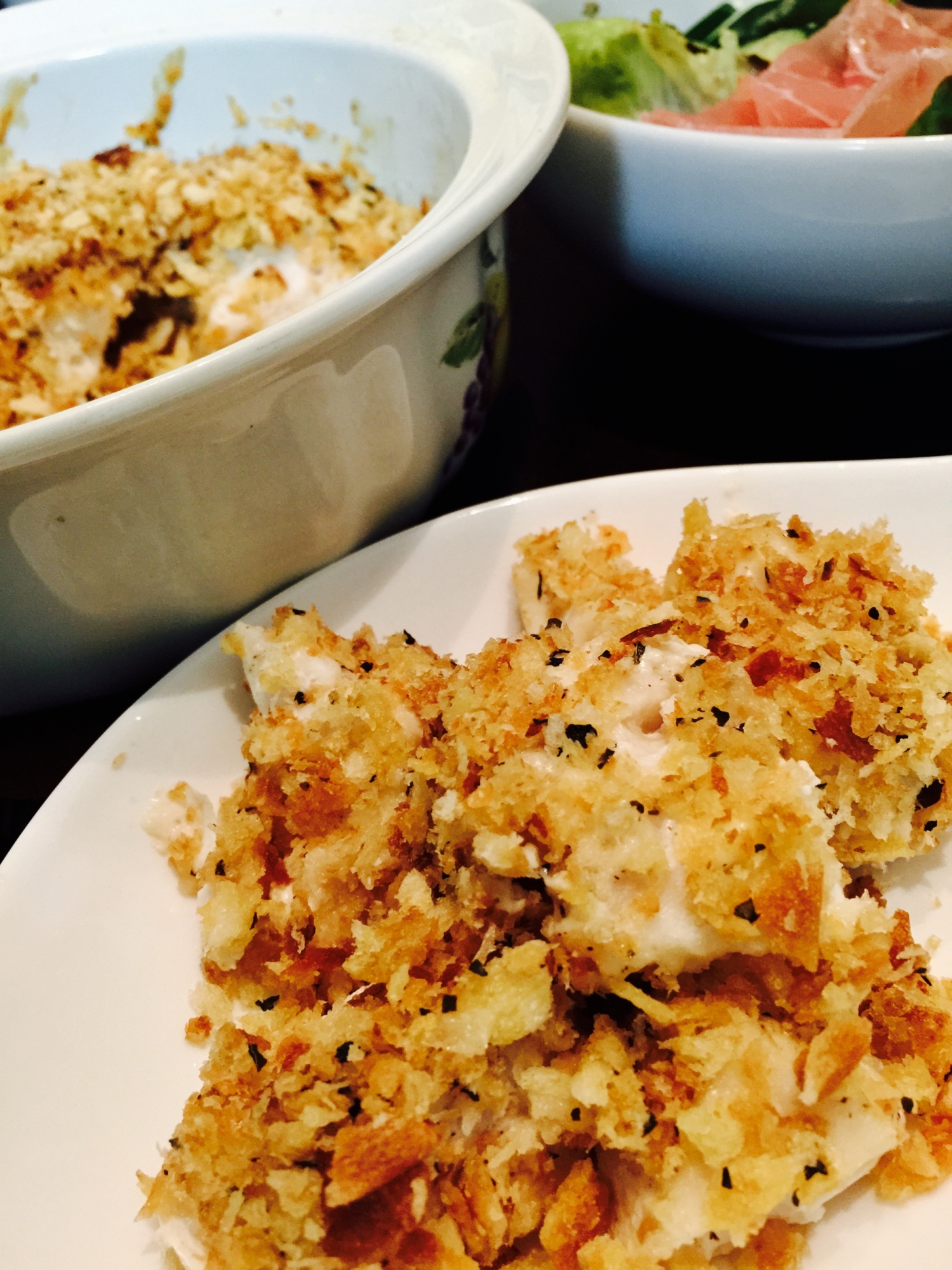 カジキのパン粉焼き