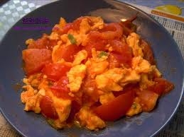 簡単中華～家庭料理☆トマトとふわふわ卵の炒め物☆