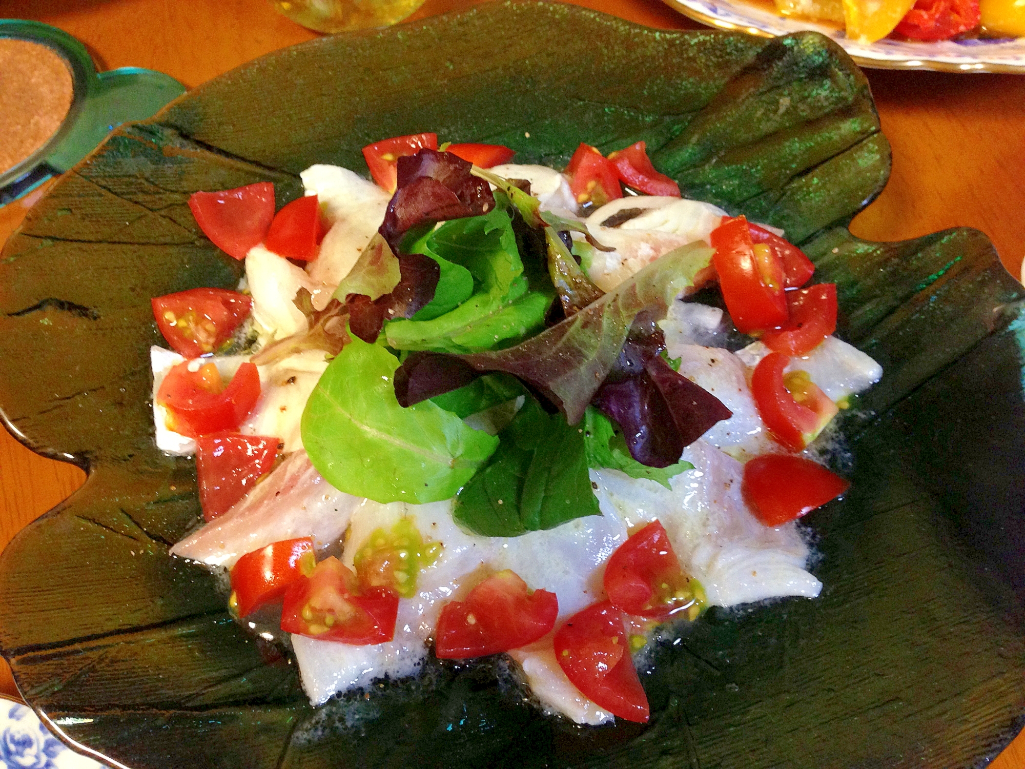 夏にうれしい！さっぱり味の真鯛のカルパッチョ