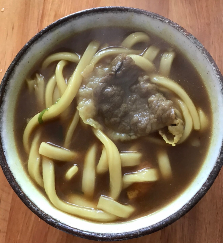 コウネ入りカレーうどん