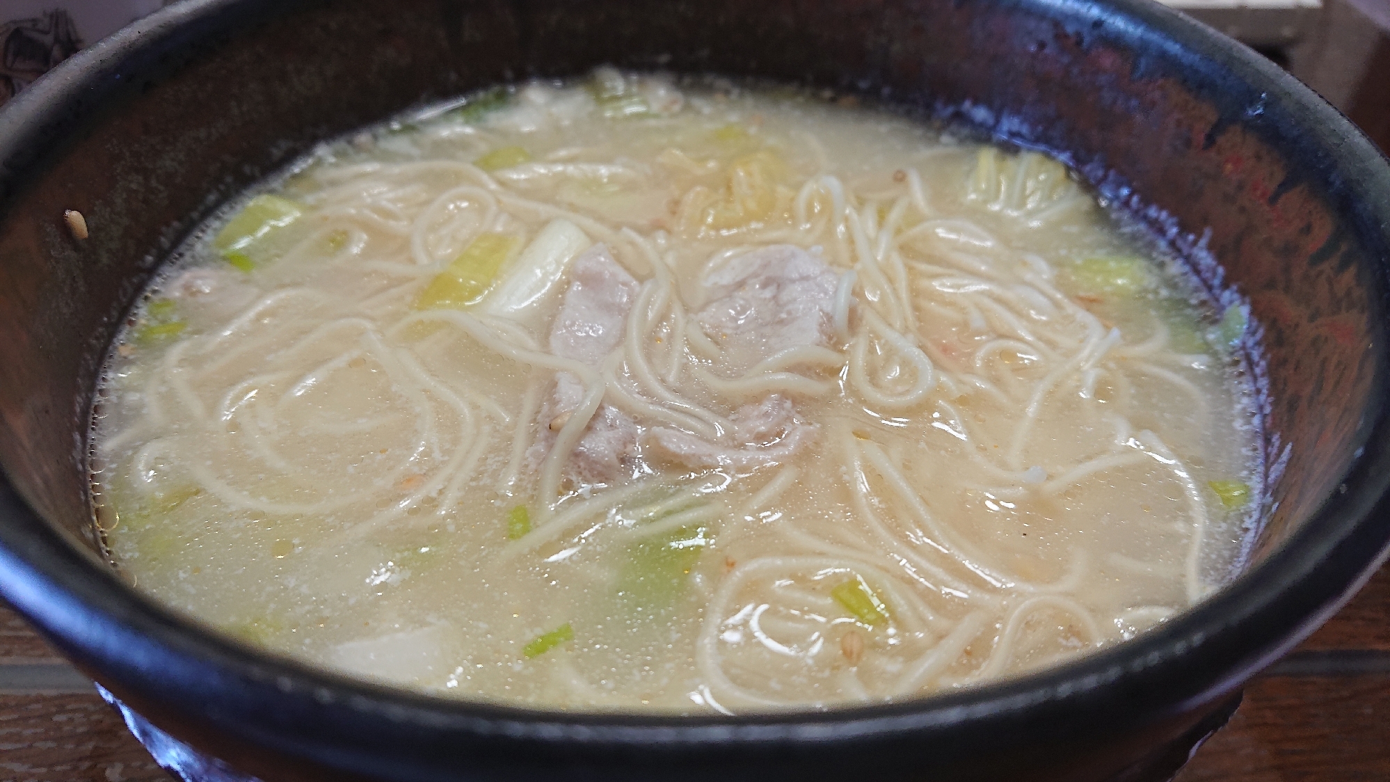 あっと言う間にラーメン