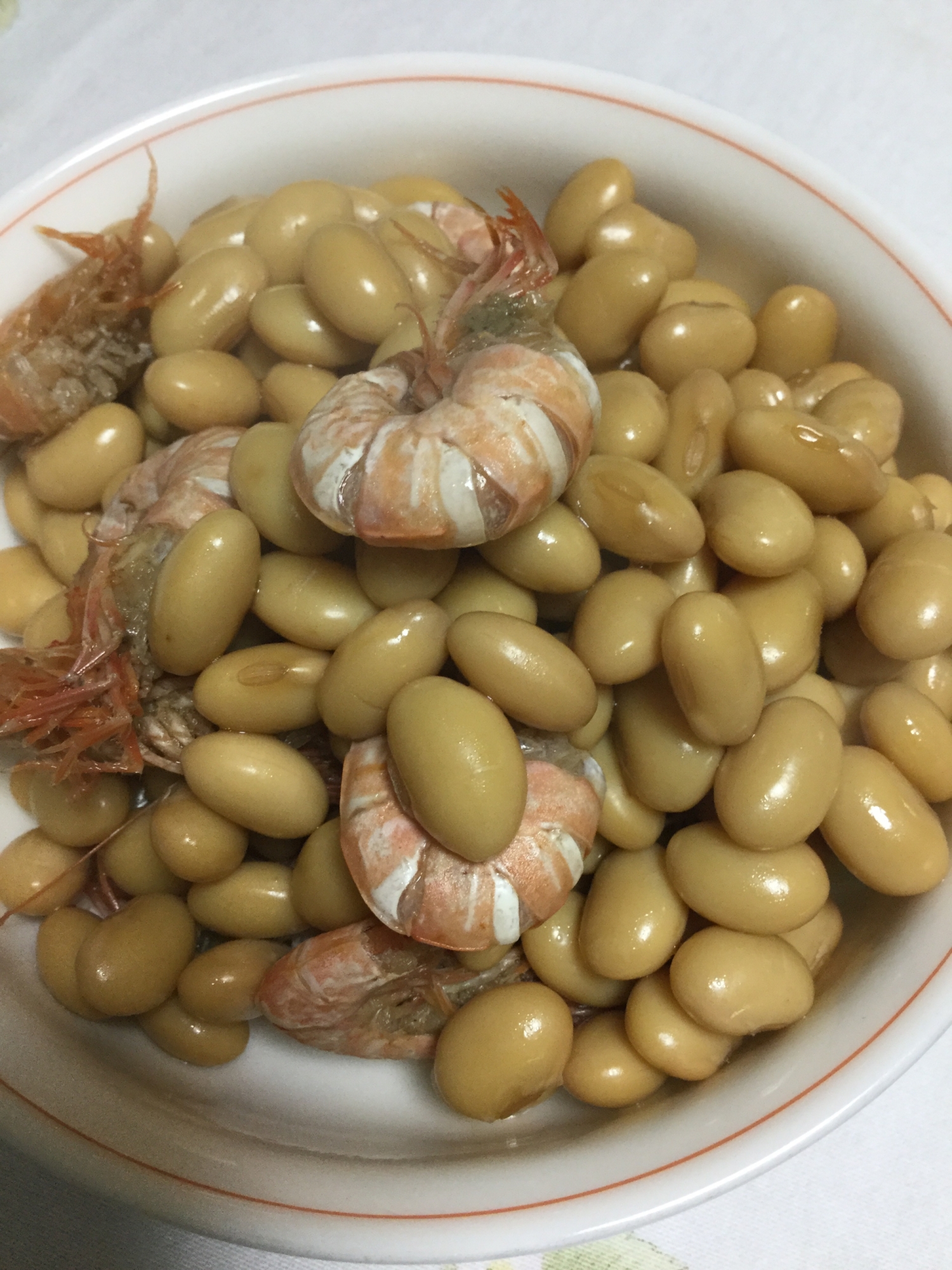 海老じゃこの大豆煮