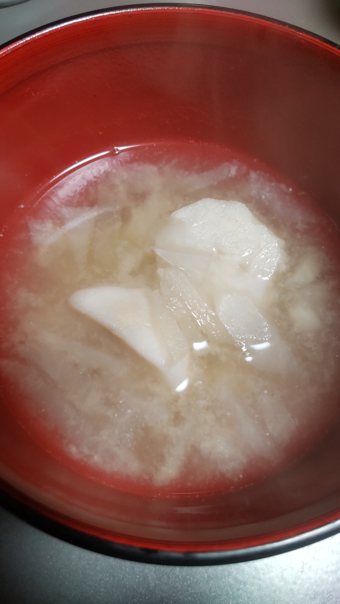 里芋と大根の味噌汁