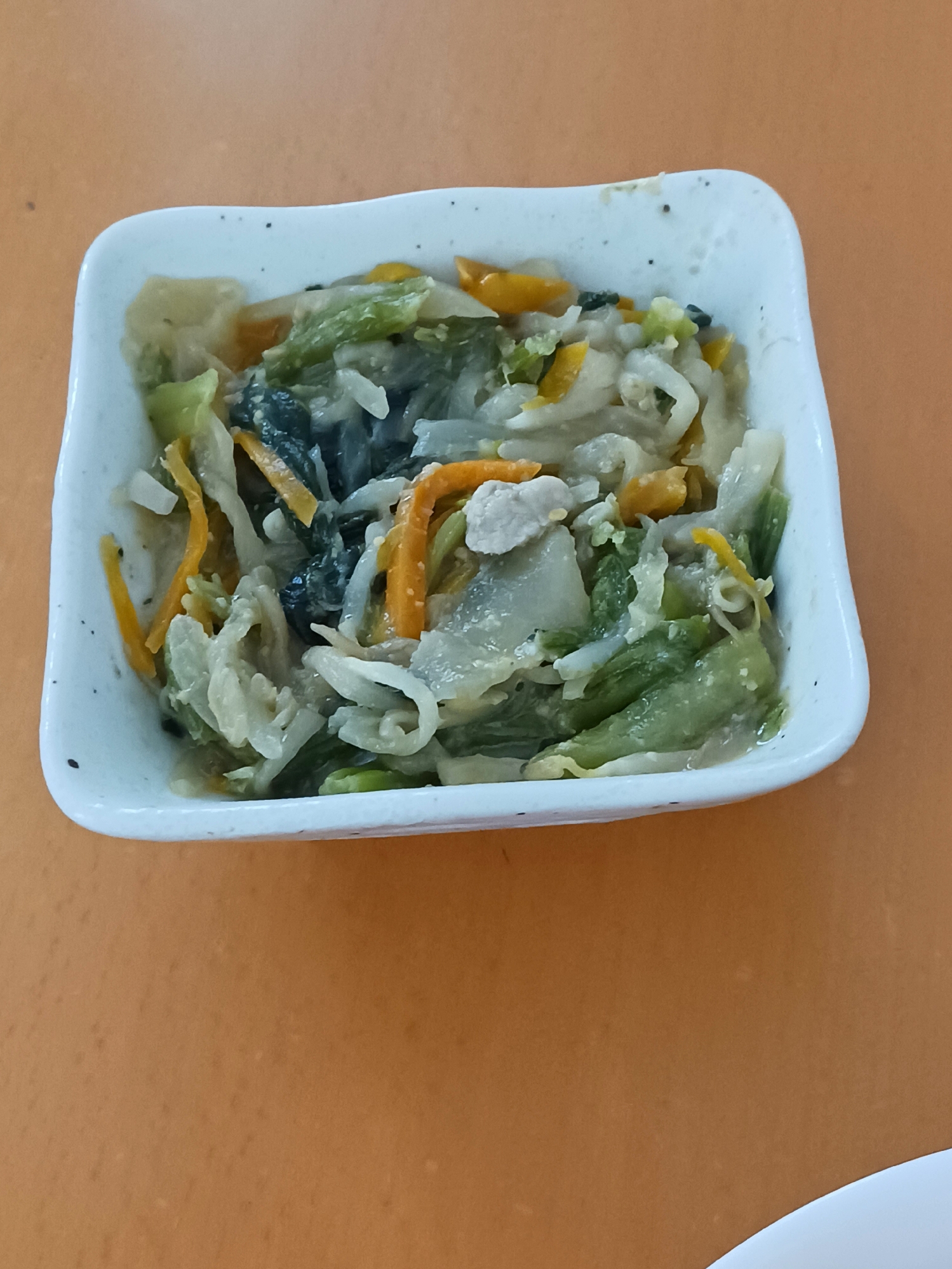 もやしと野菜の味噌炒め