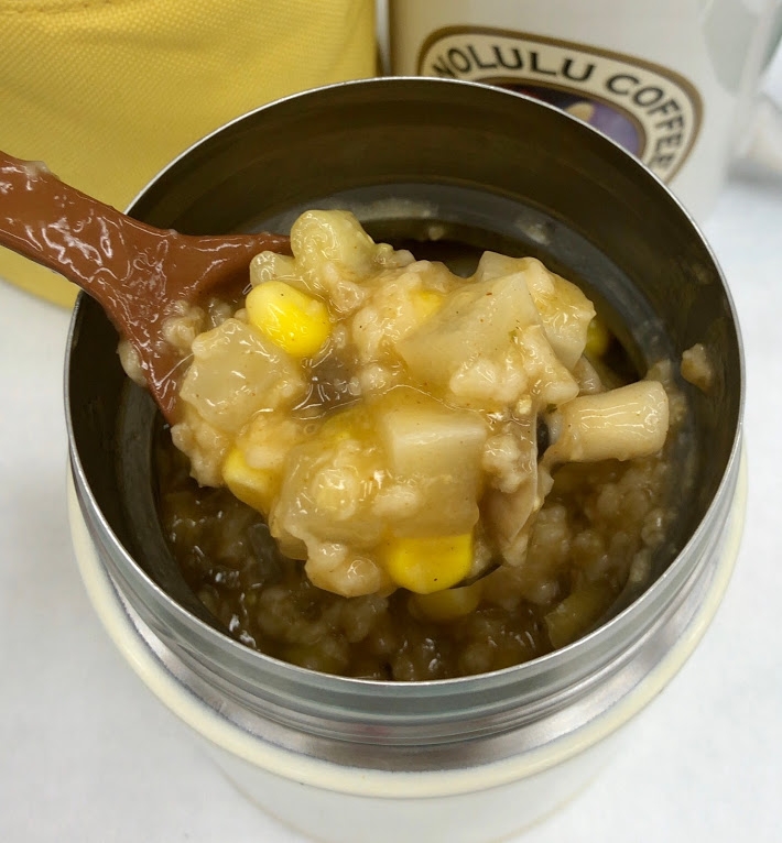 ブイヤベースと長ネギオートミール 約185kcal