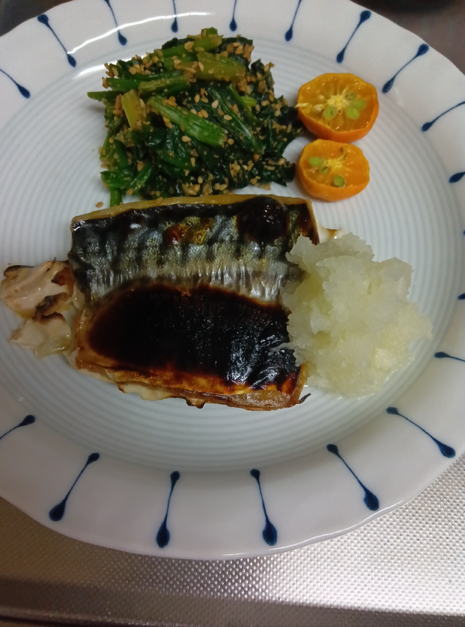 ふっくら サバの塩焼き