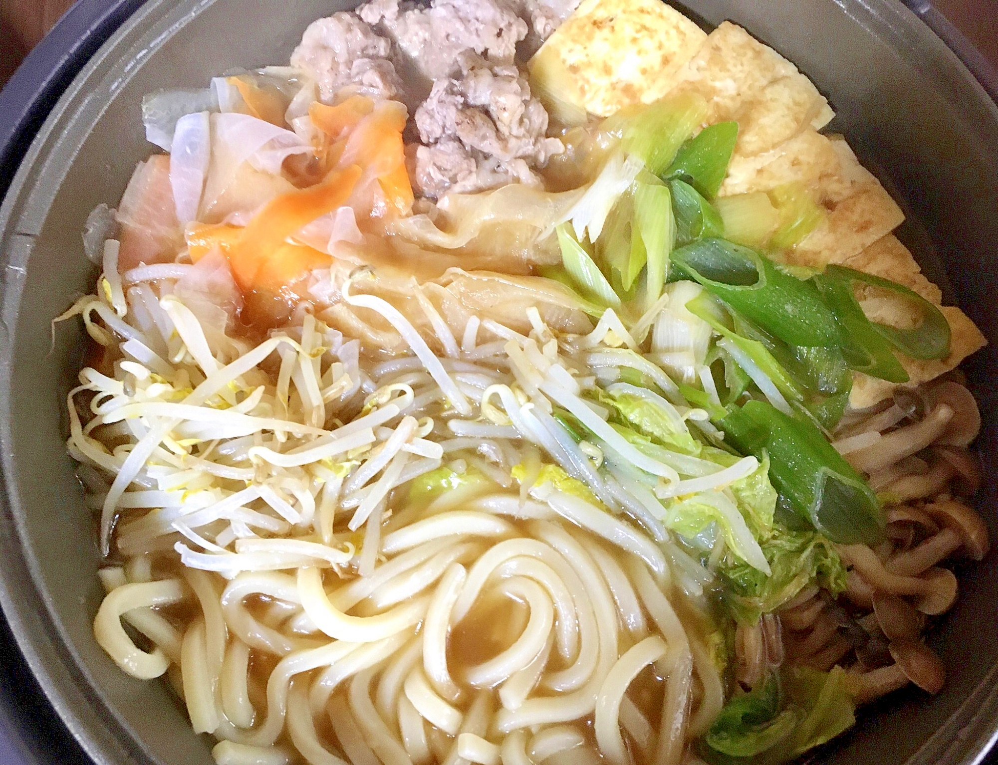 豚コマでうどんすき