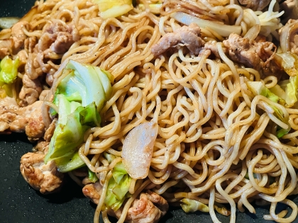 2種類ソースで簡単焼きそば