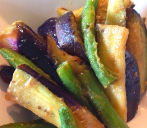 なすとインゲン豆の味噌炒め レシピ 作り方 By Erika3362 楽天レシピ