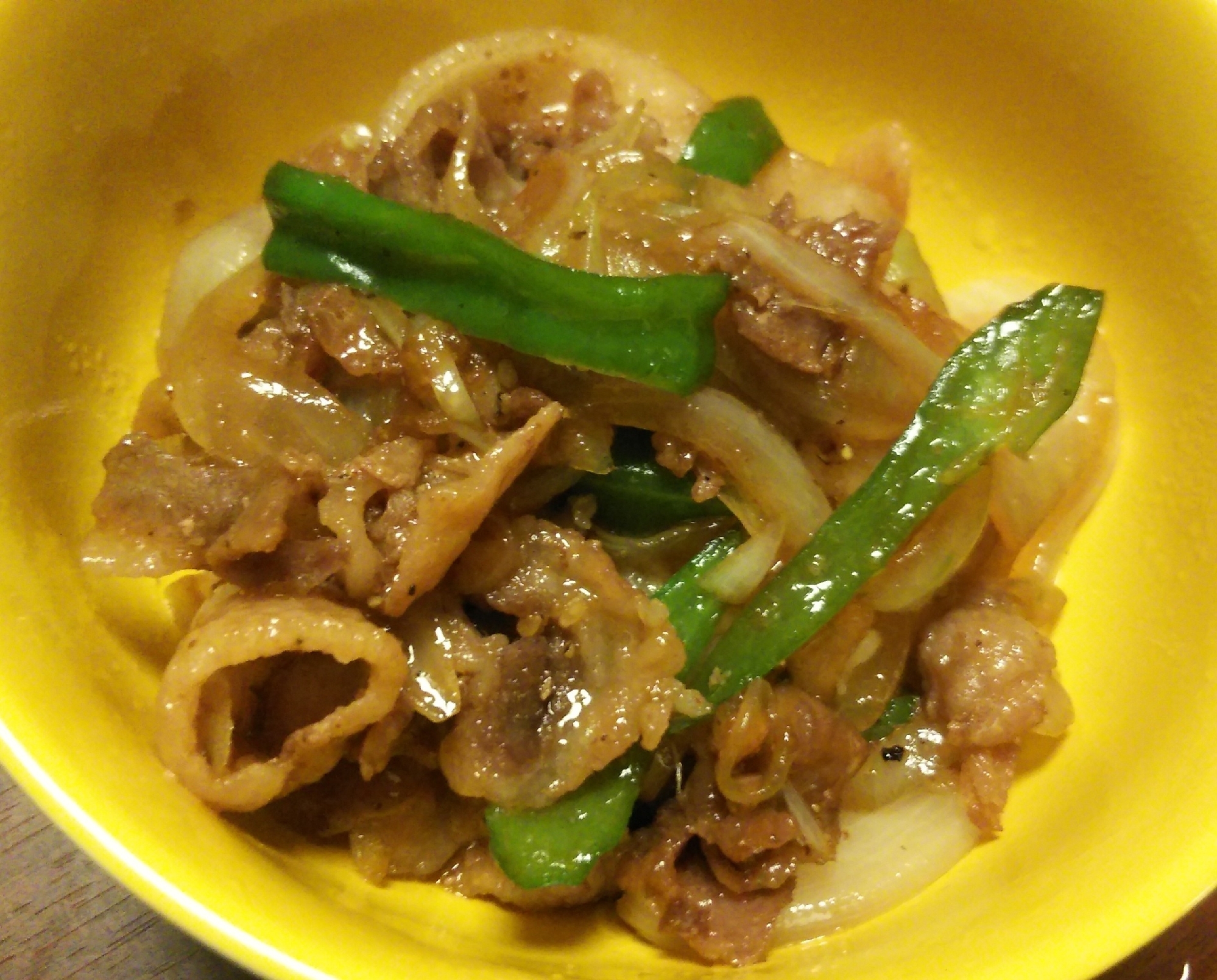 豚丼☆焼き肉のタレ味☆