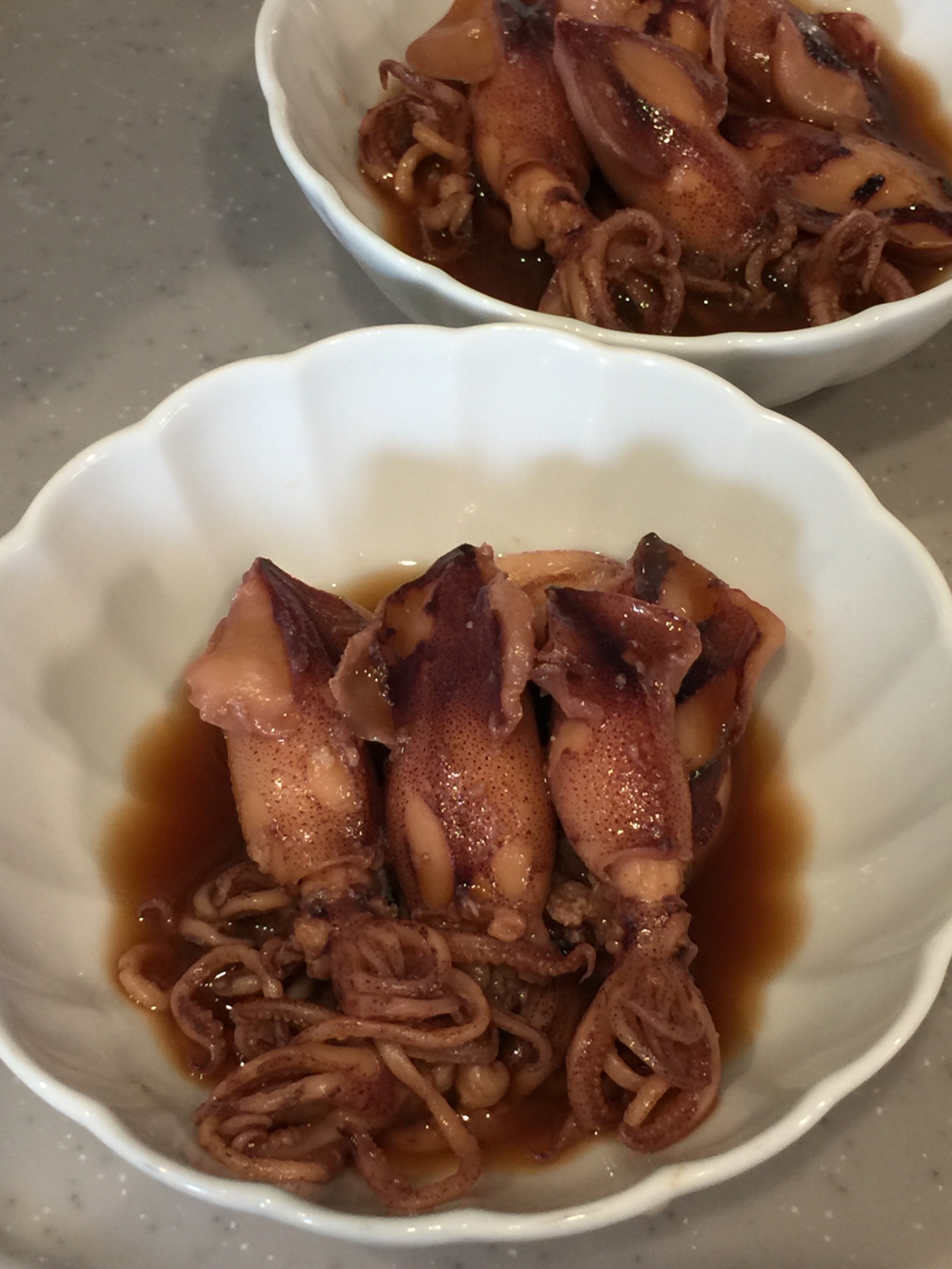 ヒイカの下処理!!甘辛煮!