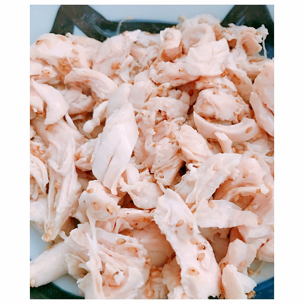 簡単作り置き 鶏ささみの梅サラダ レシピ 作り方 By こしあん 楽天レシピ