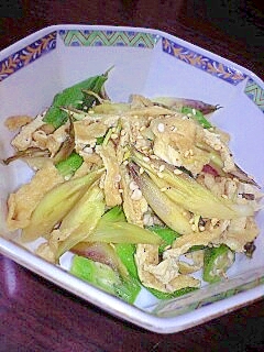 ミョウガとオクラと油揚げの麺つゆ炒め レシピ 作り方 By にゃんこすけ321 楽天レシピ ミョウガとオクラと油揚げの麺つゆ炒め レシピ 作り方 By にゃんこすけ321 楽天レシピ