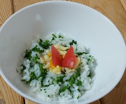 ブロッコリーのサラダ風雑炊(おかゆ)