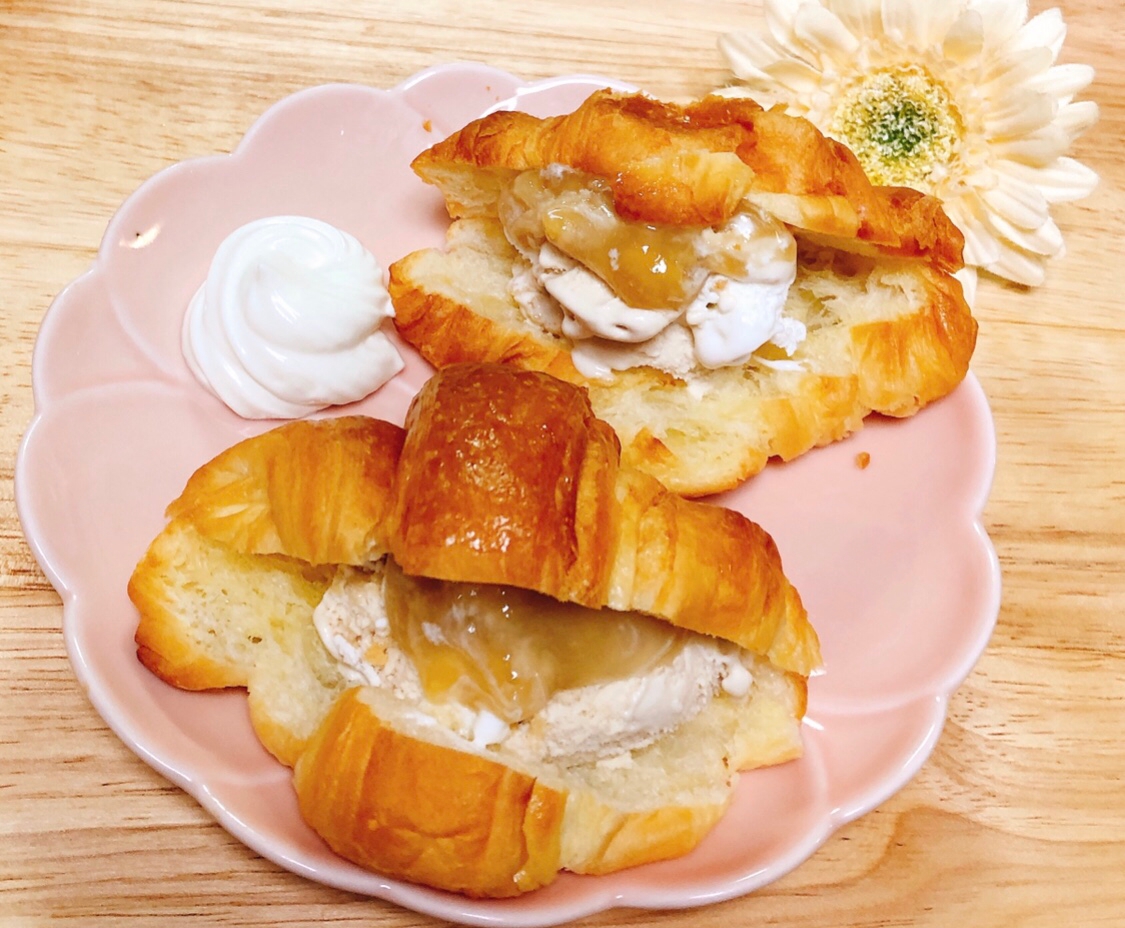 マロンアイス&スイートポテトサンド