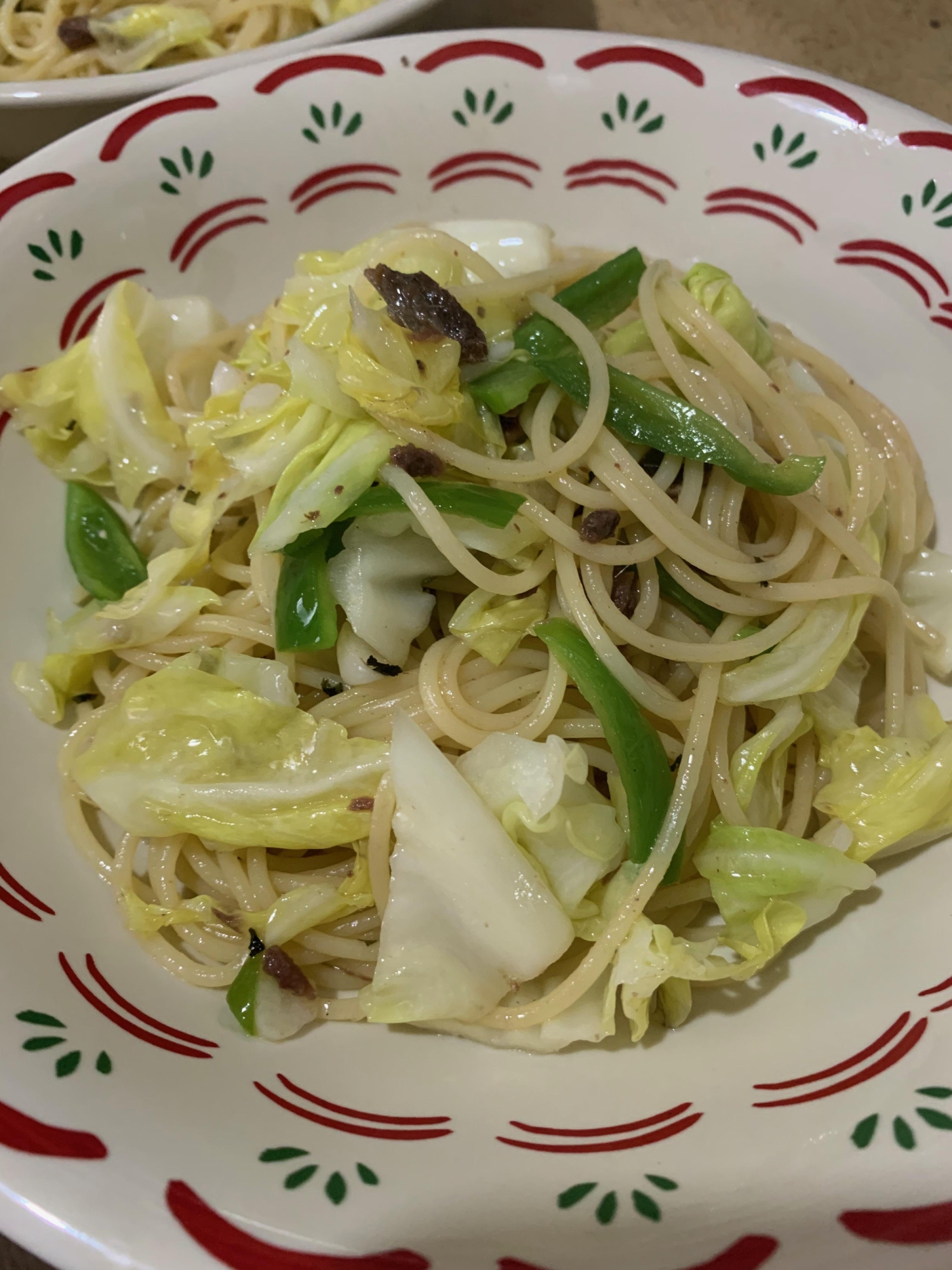 野菜のパスタ