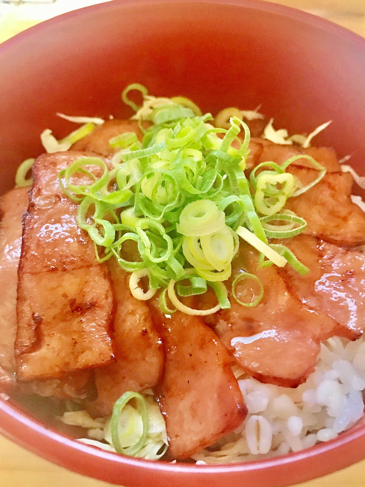 焼豚丼でスタミナアップ