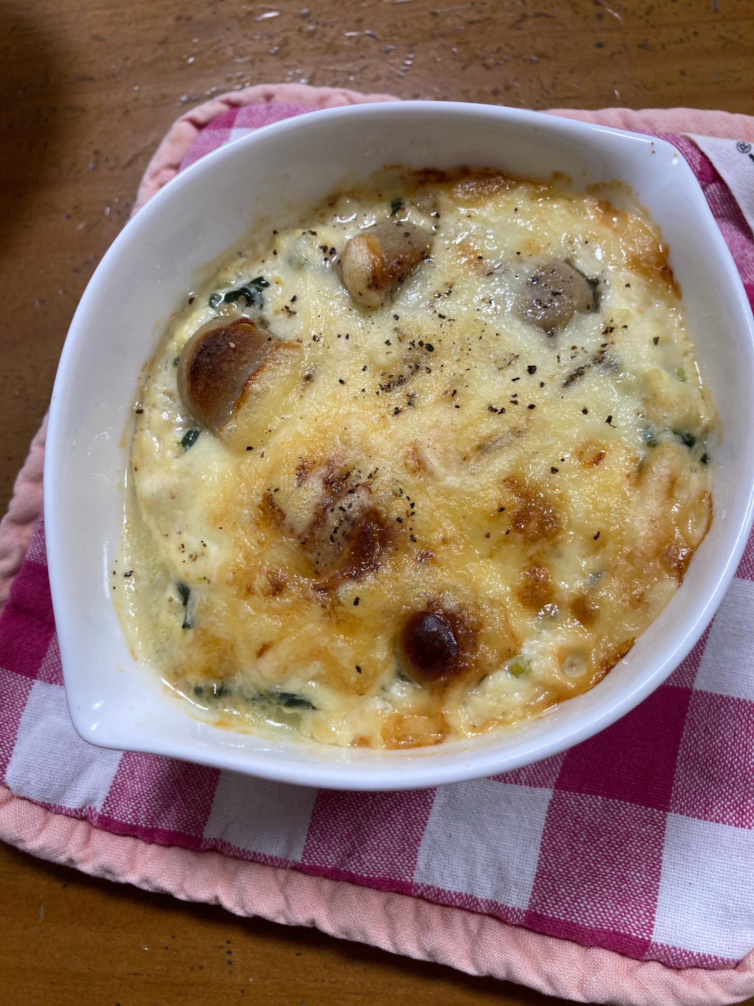 オーブントースターdeヘルシー豆腐グラタン レシピ 作り方 By 健康オタク 楽天レシピ