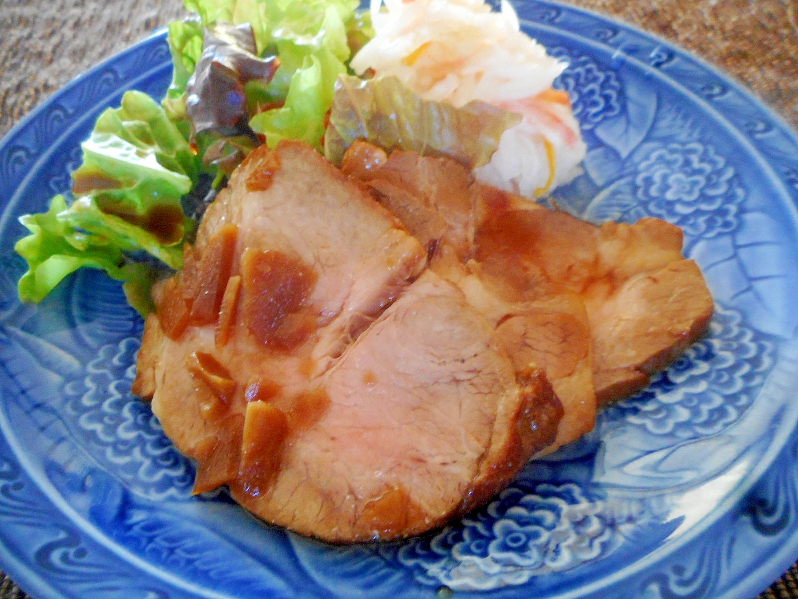 フライパン生姜煮豚