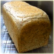ホームベーカリー　ラカント中挽きライ麦入り食パン