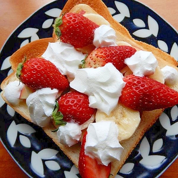 冷凍パンOK!ホットでも❤フルーツサンド♪